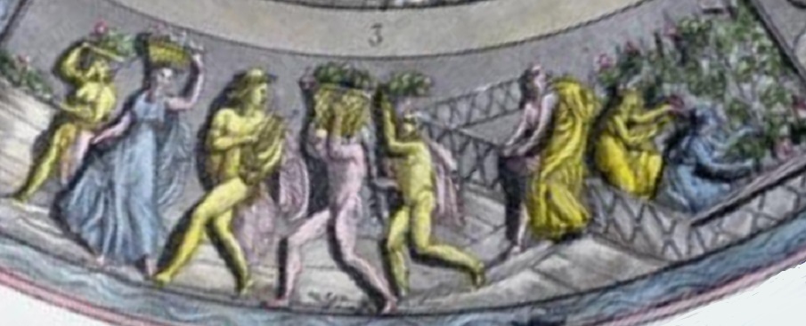 Achilles - Schild Ausschnitt von der Weinlese