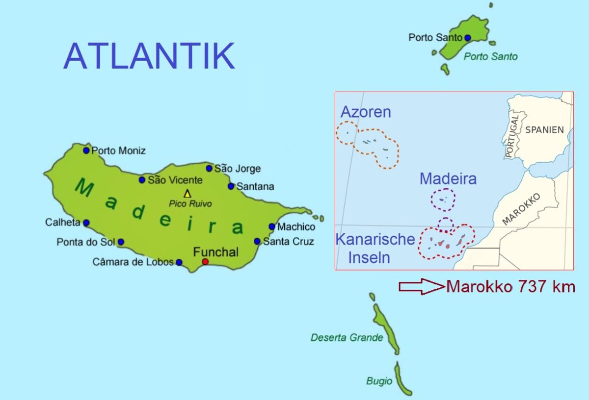 Madeira - Landkarten